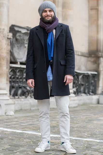 Мужское демисезонное пальто: как выбрать, с чем сочетать, фото