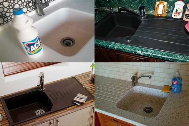 Как очистить раковину в домашних условиях от налета и загрязнений