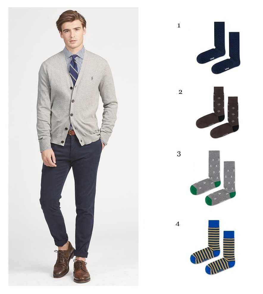 Не все знают, какой должна быть длина галстука по этикету Как подобрать цвет носков мужчин под обувь или брюки Какую майку лучше выбрать под рубашку Какие другие полезные рекомендации следует учитывать