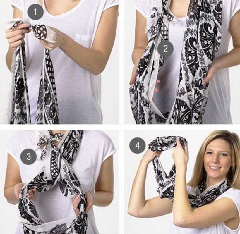 Как связать шарф спицами. различные варианты. - все о вязании