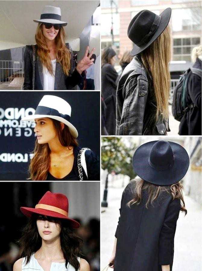 Женские шляпы: виды, названия, модели, типы и лучшие идеи применения. 115 фото и видео современных женских шляп
