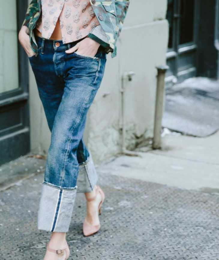Подвернутые джинсы: как правильно делать подвороты?