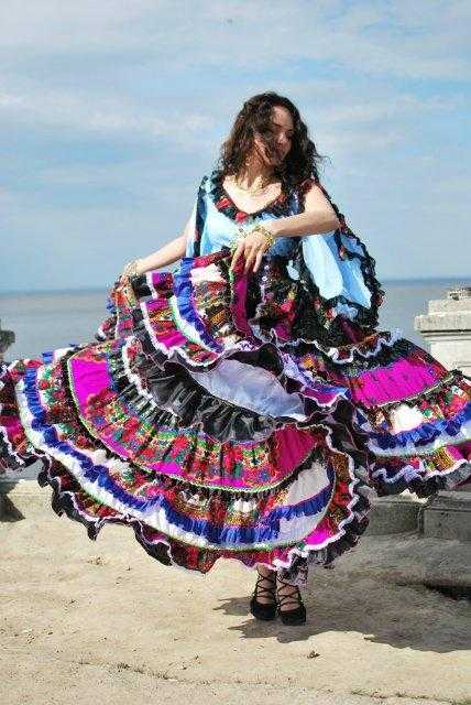 Цыганская юбка: как своими руками сшить стильный предмет одежды