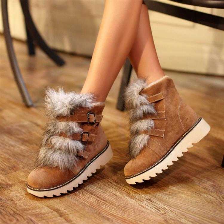 Женские модные зимняя обувь