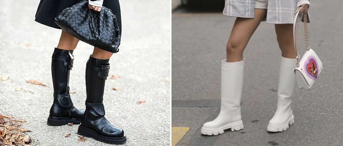 Белые ботинки – самые модные модели и образы с ними