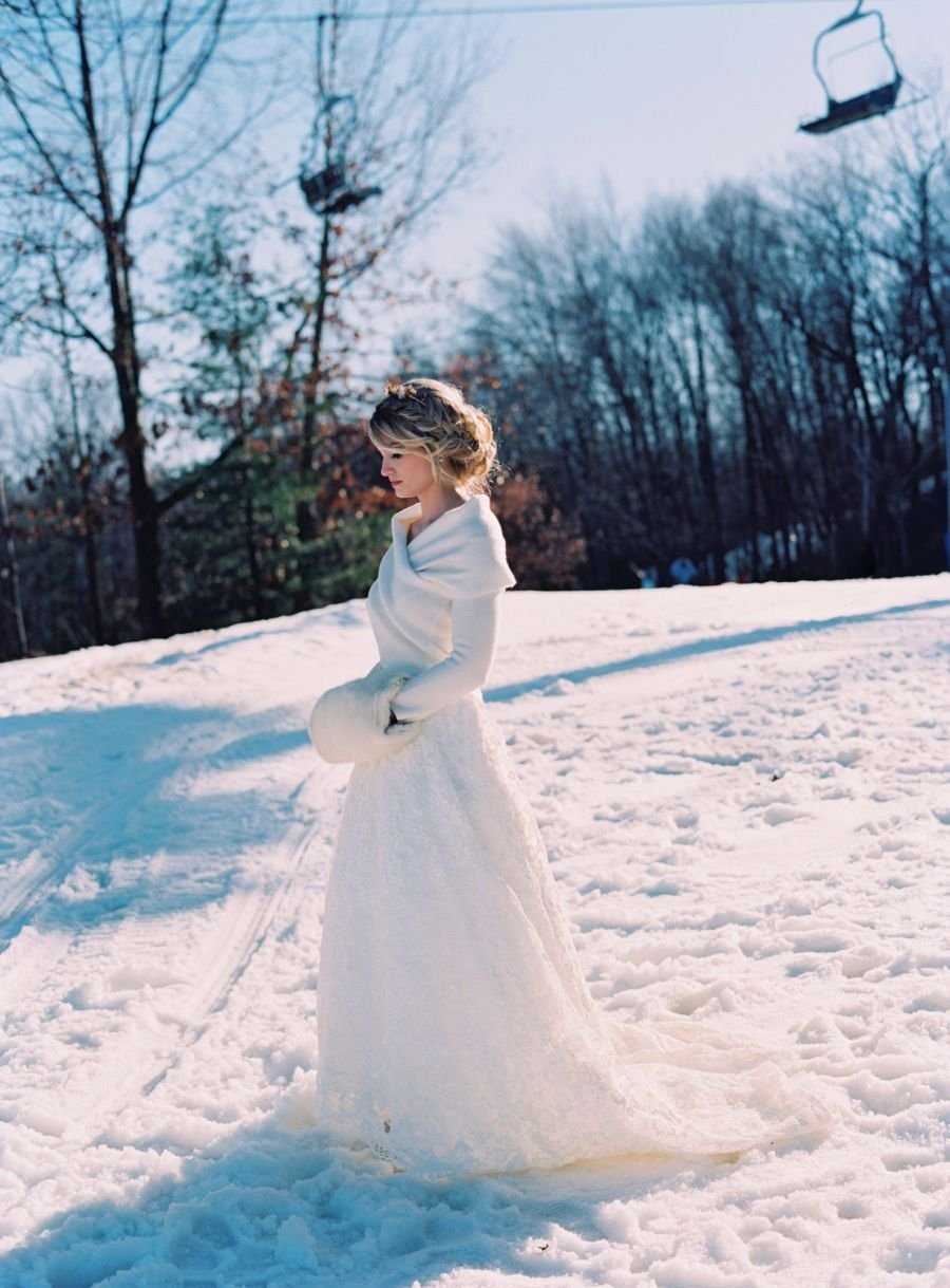 Зимний образ невесты на свадьбу 2022 : советы и идеи по созданию стиля