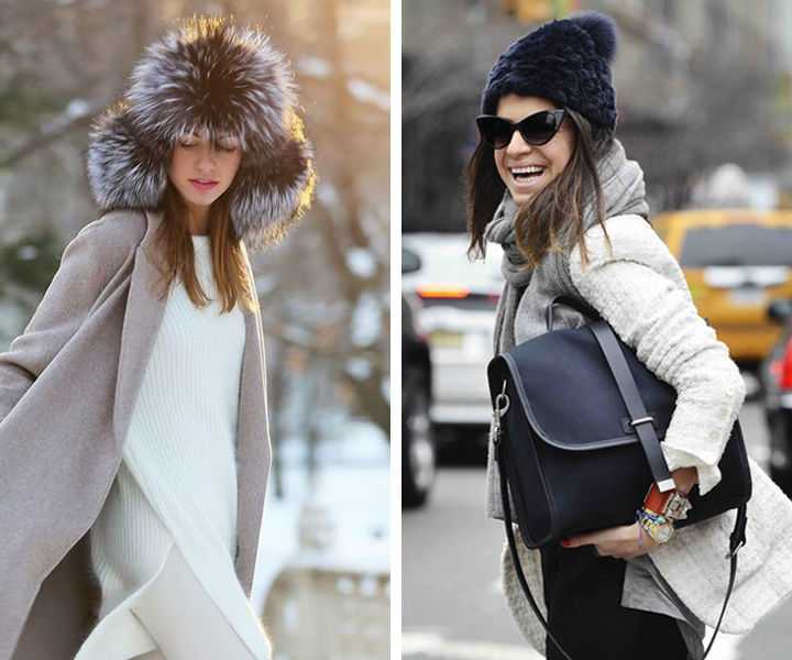 Пальто – с какой шапкой носить, как сочетать: фото модных образов