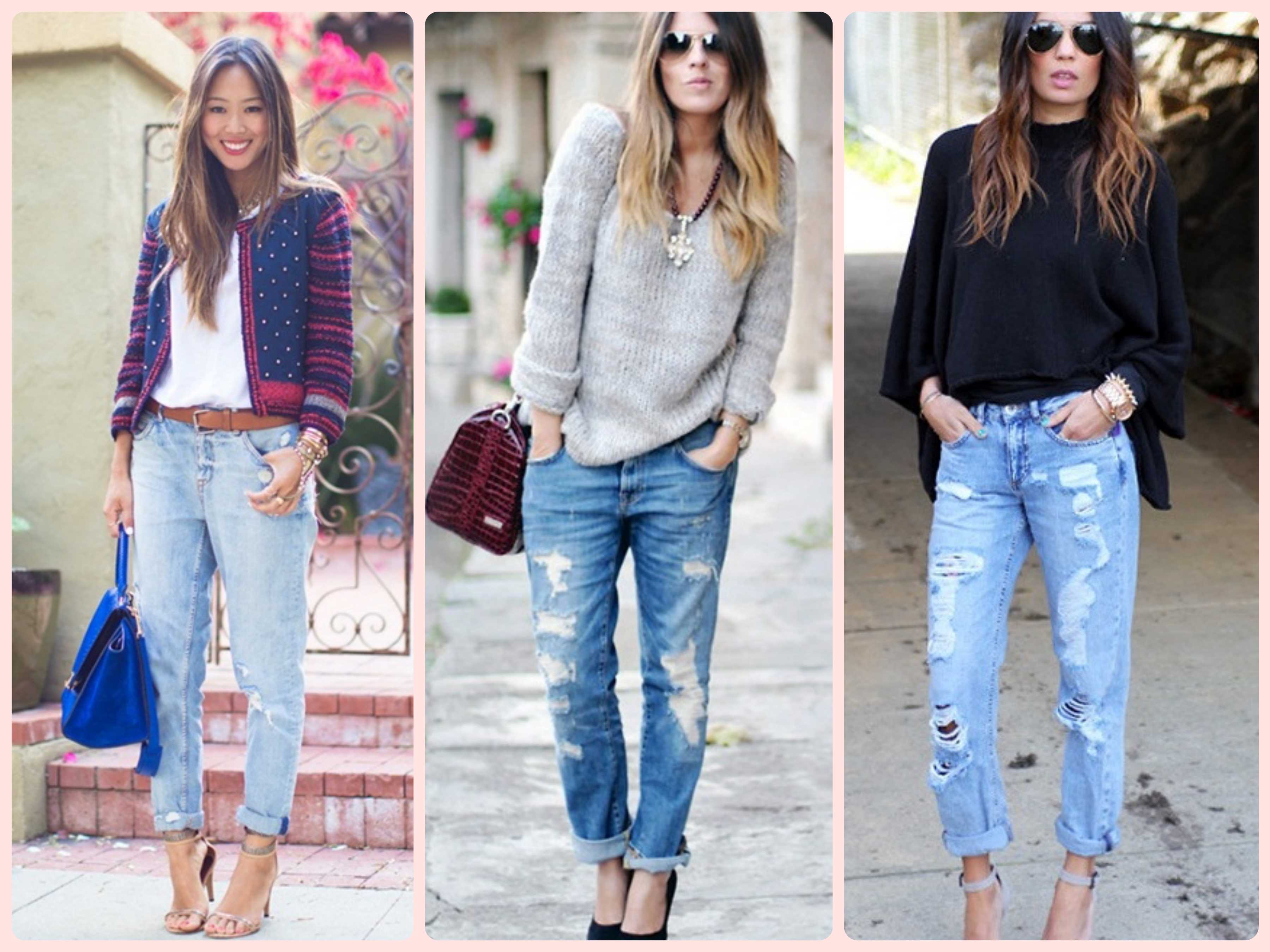 Что можно одеть с джинсами девушке зимой