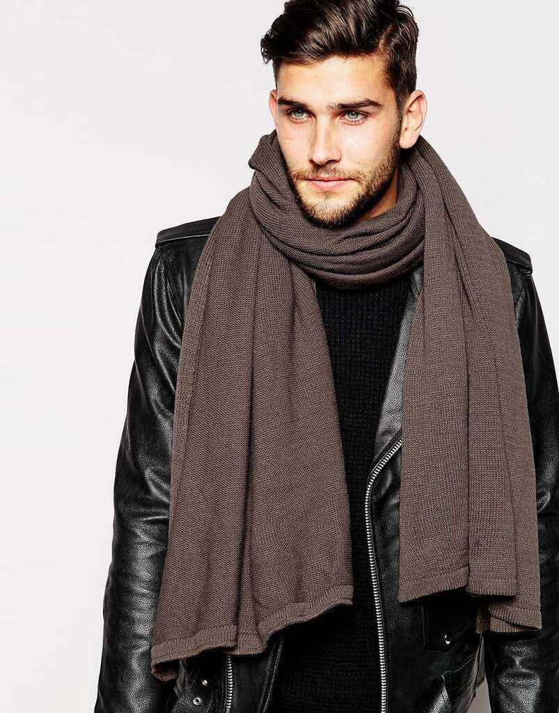 Как одевают шарфы мужчины