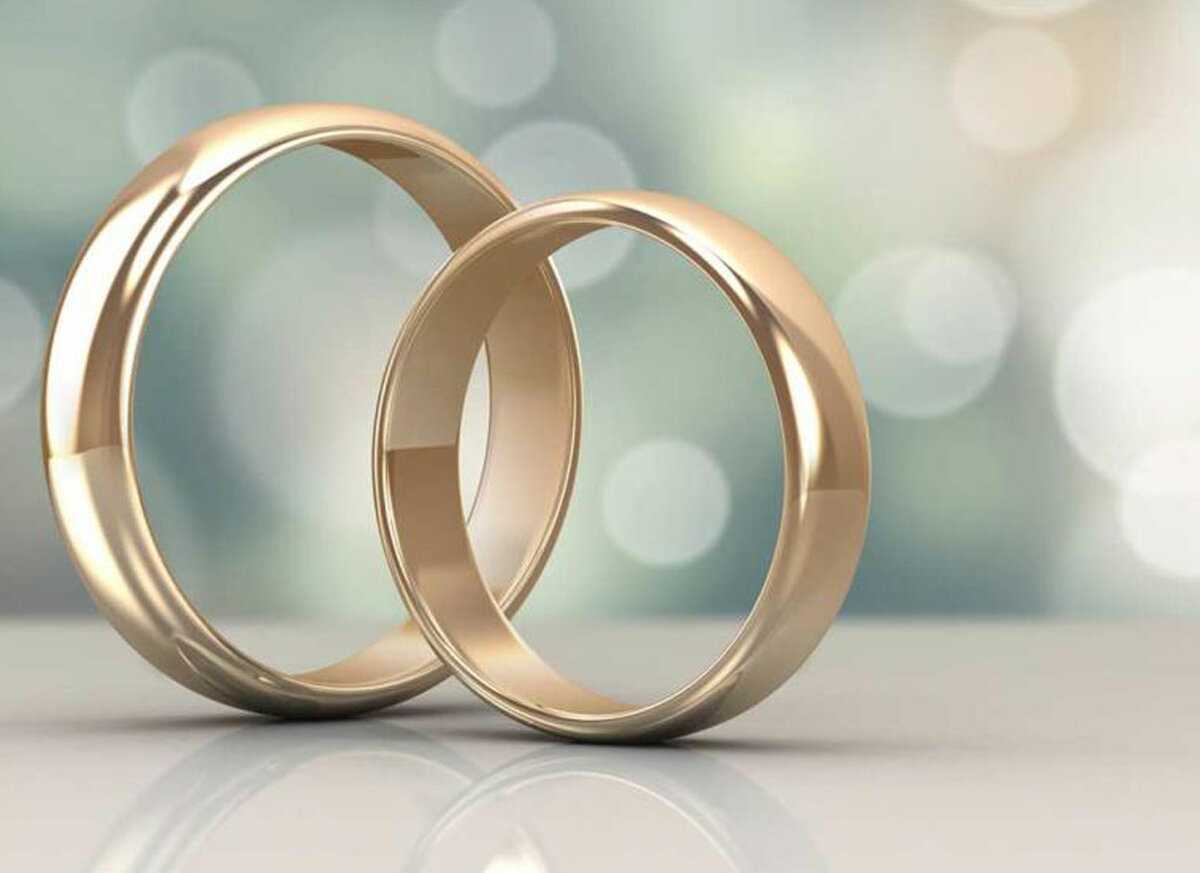 Комбинированные кольца из двух металлов 