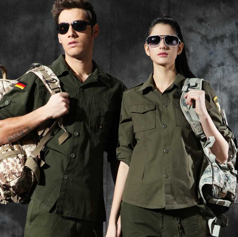 100 модных новинок: одежда в стиле милитари для девушек и парней