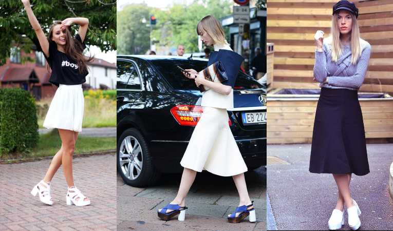Красивые модели женских ботинок на платформе, как они называются и с чем носить