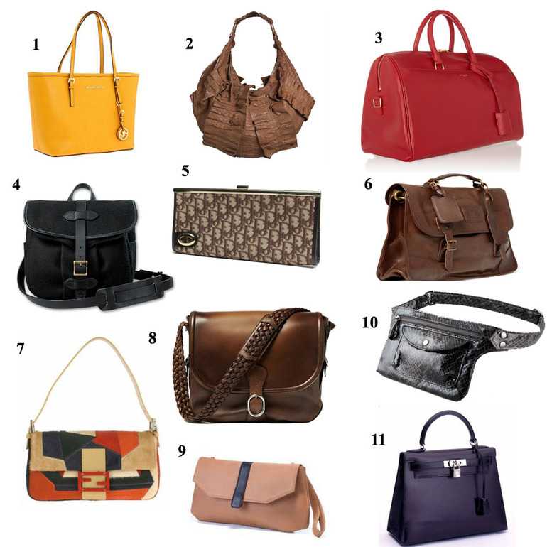 20 самых известных брендов модных сумок