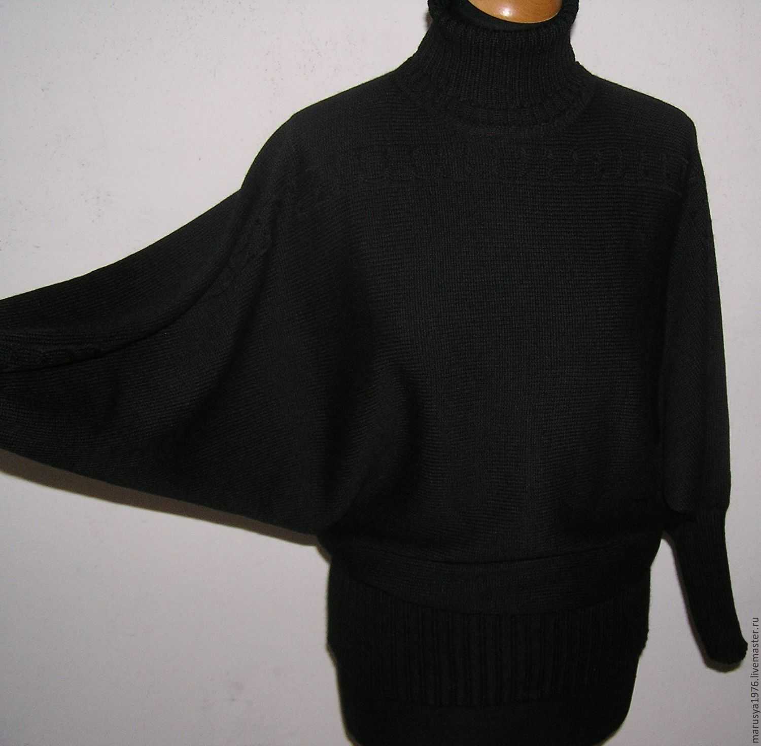 Кофта (свитер) летучая мышь - с чем носить, актуальные модели