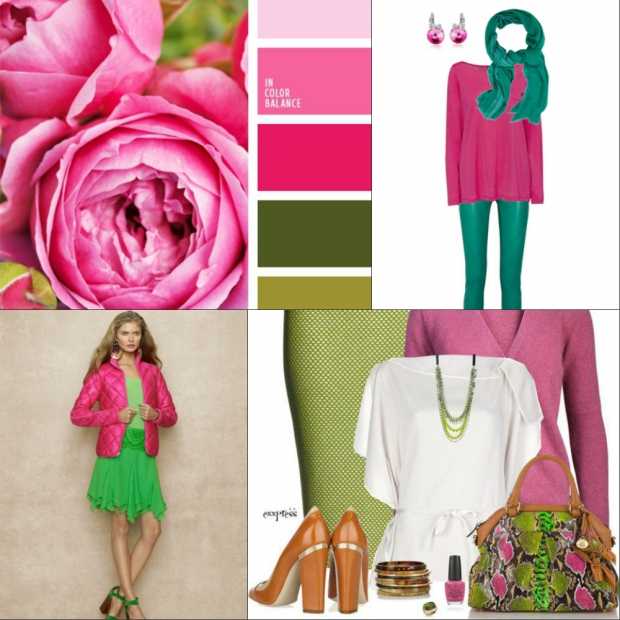 Розовый цвет в одежде - модные сочетания 2021