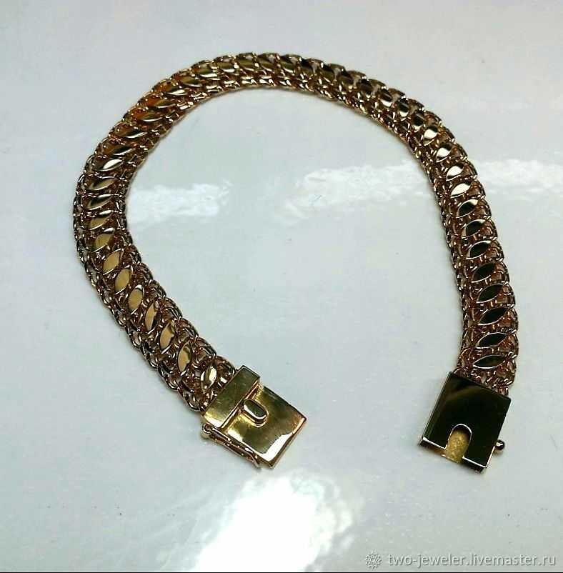 Золотые или серебряные браслеты бисмарк: фото варианты