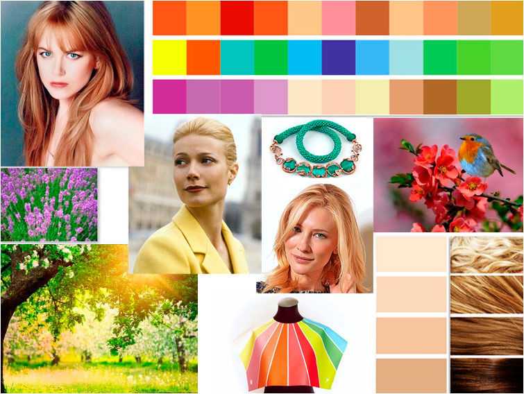 Цветотип светлая весна: цвет волос, палитра, гардероб