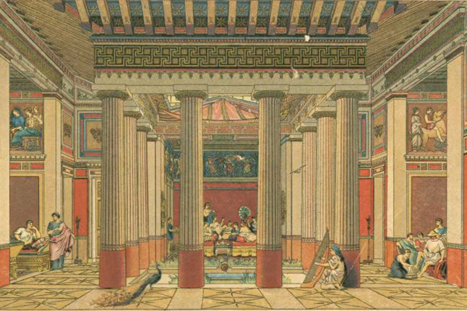 древний рим мебель