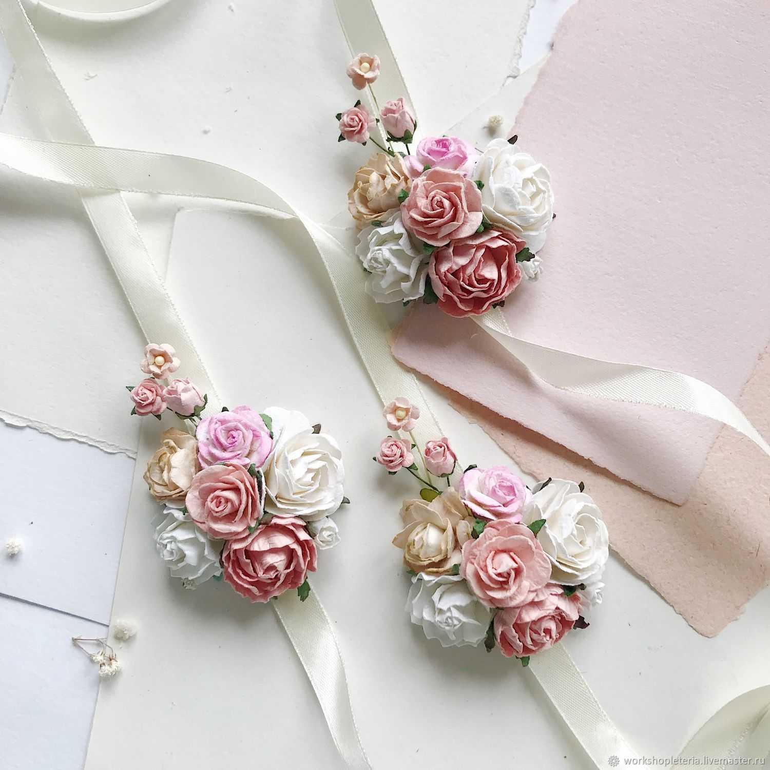 ᐉ как сделать браслеты для подружек невесты из цветов и лент своими руками – мастер-класс - ➡ danilov-studio.ru