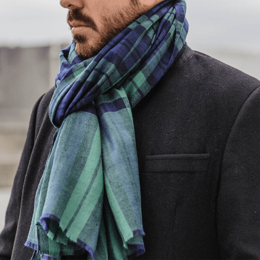 Как одеть шарф мужчинам