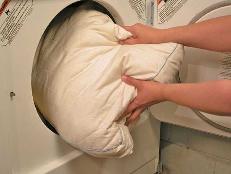 Как стирать подушки в стиральной машине 🚩 полезные советы