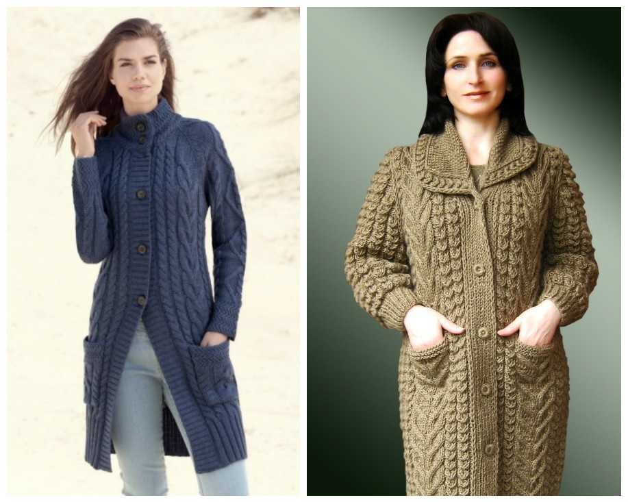 Пальто спицами: модели, схемы вязания, описание. красивые модные пальто ручной работы: фото. как связать модное женское, молодежное и детское пальто спицами?