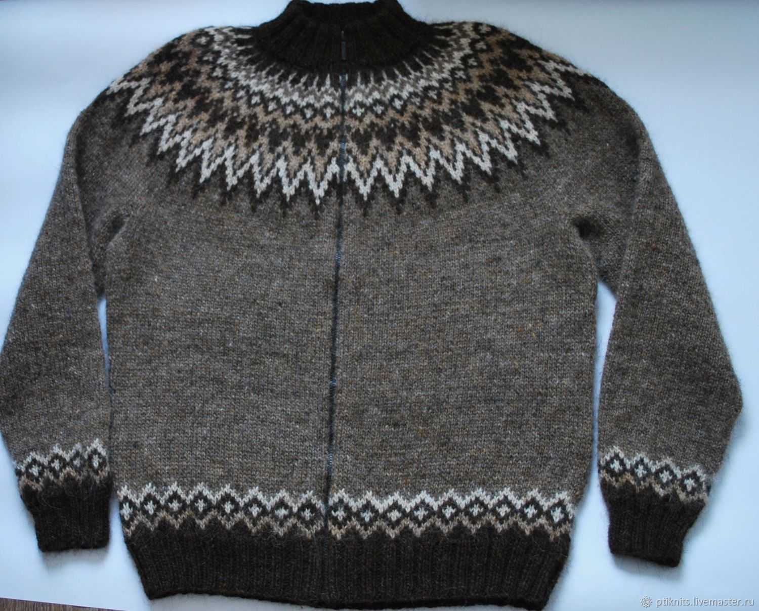 Схема вязания исландского свитера: делаем спицами