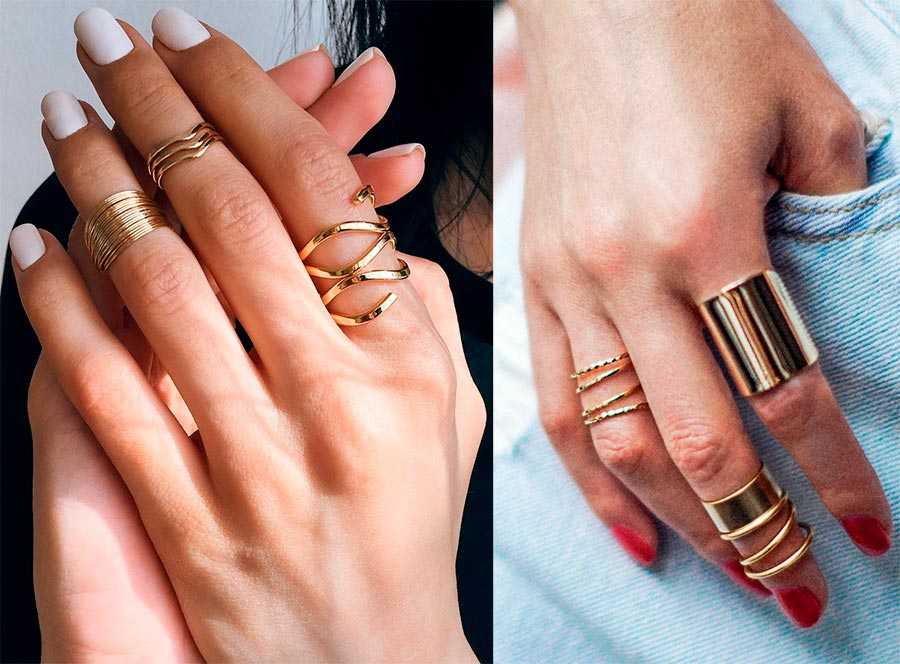 Кольца на фаланги – это тренд ювелирной моды последних сезонов Кому подойдут фаланговые украшения Стоит ли выбирать кольца размером на две фаланги пальца