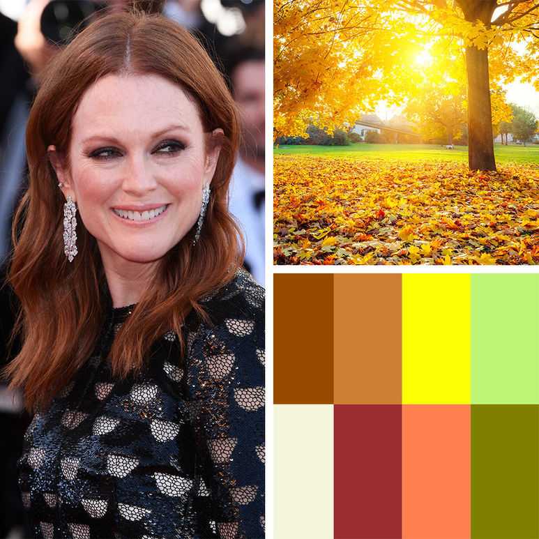 Цветотип теплая осень: цвет волос, палитра, макияж,  гардероб