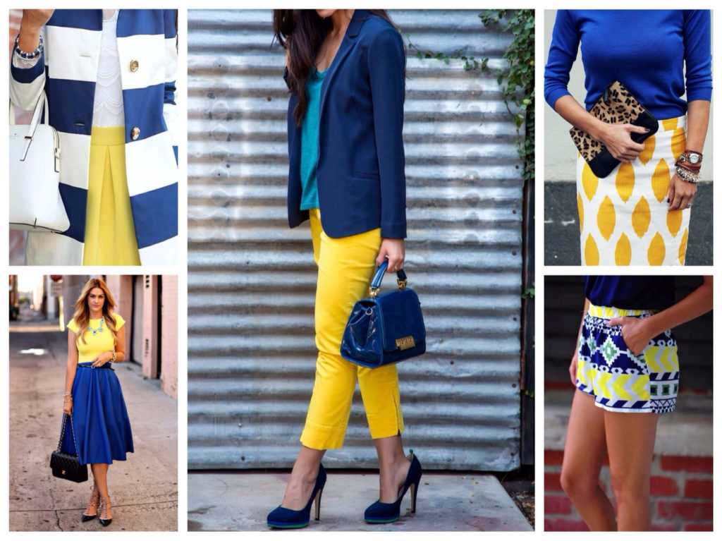 Сочетание желтого цвета в одежде | lookcolor