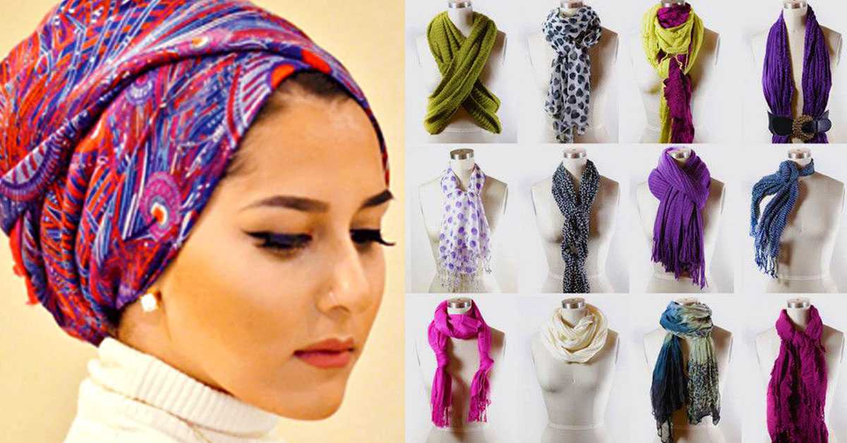 Как красиво и оригинально завязать на шею шарф или платок? различные способы + 70 фото