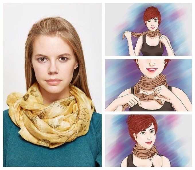 Как красиво завязать шарф - 10 лучших способов для всех
