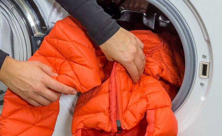 Как постирать куртку на синтепоне в стиральной машине автомат