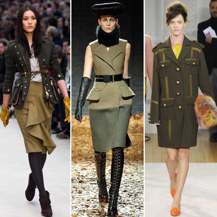Модная женская одежда в стиле «милитари»-2022