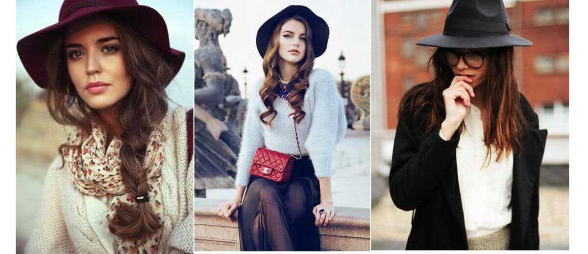 Женская шляпа: советы, с чем носить и фото с примерами актуальных моделей